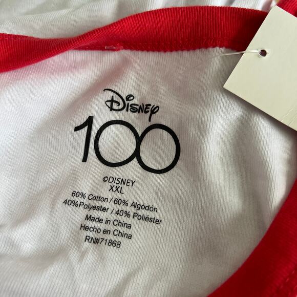 Disney's Mickey Mouse Women's Short Sleeve Graphic Baby T-Shirt - XXL - NWT - Picture 2 of 6